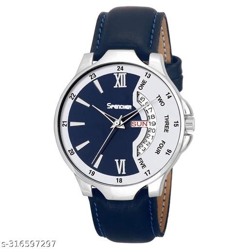 Spencher Date & Day Function Analog Watch For Men & Boys