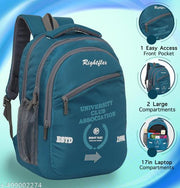 Stylish 35L Waterproof Laptop Backpack for Men & Women - Office, School, college, with free LED watch 001