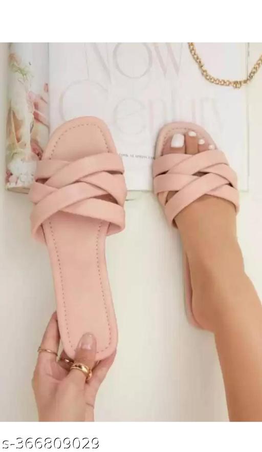 Stylish Daily Wear Women Flat Sandals & Comfortable Casual Slippers