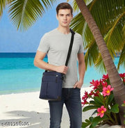 mobile sling bag for men | college sling bag for men | Men Sling Bag Fashionable Everyday Shoulder Sling Bag | Men Sling Bag Premium Casual Crossbody Bag for Office, College and Travel NAVY BLUE