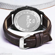 Lorenz Brown Dial & Brown Leather Strap Watch for Men & Boys |MK-407R