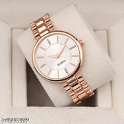 New Fancy Solid Dial Attractive Metal Chain Attractive Bracelet Analog Watch for Women