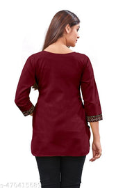 Women Short Kurti new Trendy Short Kurti For Girls
