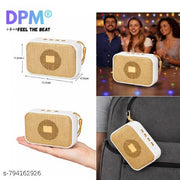 DPM Compact Bluetooth Speaker with High Bass & Light Effect