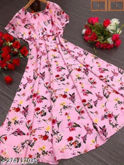 Polyster/Crepe fabric-kurtis