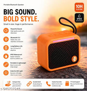Dynamic Thunder Sound & High Bass,1200mAh  Bluetooth Speaker | Multiple Function | Multicolour ( Pack of 1 )
