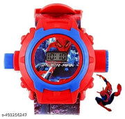 Kid's Digital 24 Images Spidermn Projector Watch (Unisex, Assorted Design)