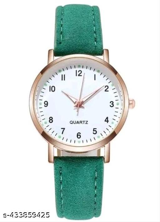 Uniqe Leather Watch For women