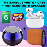 Mini Wireless Bluetooth Speaker | Wireless Button Controlled, Long Lasting Battery & Quick Charge Pack of 1 (Multicolor) bluetooth speakr, best bluetooth speaker with Bluetooth Buds - Combo