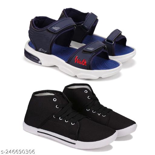 Bersache Comfortable Trendy Outdoor Casual Sandals for BoysCombo(MM)-7019-1212