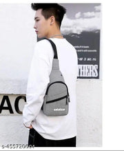 Cross Body Bag for Men, Stylish Shoulder Bag Chest Bags for travel CHEST BAG (Grey)