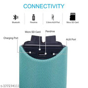 MLA VA WORLD TG-113 GRN High Bass 10W Bluetooth Speaker Thunder Sound Portable Thunder Sound (Random Colour) (Pack of 1)