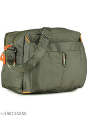 Green Men & Women Sling Bag