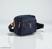 Compact waist bag | Waist bag for travel | Waist bag for daily use | Trendy Waist Bag with Spacious Compartments | Comfortable Waist Pouch for Everyday Activities Blue
