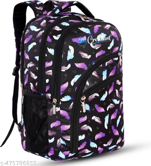 Stylish Printed Backpack - Perfect for School, College, and Travel Adventures for Girls