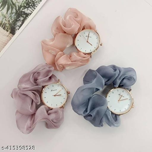 Unique scrunchie watches for women