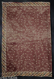 Primium TwillNet Embroidered Saree and AllOver Sirosaki With Blouse
