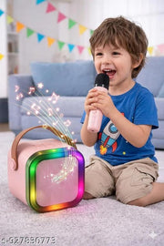 Portable  Bluetooth Speaker With Premium Wireless  MIC For KIDS AND CHILDRENS