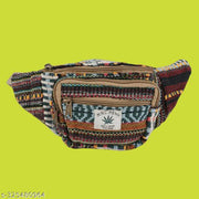 MYRIAD waist hemp bag Versatile Hemp Waist Bag for Men and Women: Your  Companion Handwoven Hemp Fanny Pack: Ethical Fashion Choice Size-(30 x 12 CM)
