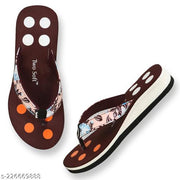 Two Soft Women Slipper/Comfortable & Stylish Women's Daily Use Slipper/Flipflop for Doctor Ortho Slipper/Women & Girls Combo of 2