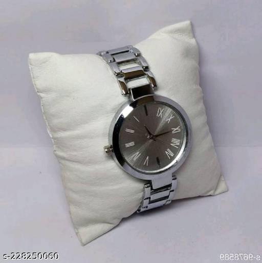New Fancy Solid Dial Attractive Metal Chain Attractive Bracelet Analog Watch for  Women