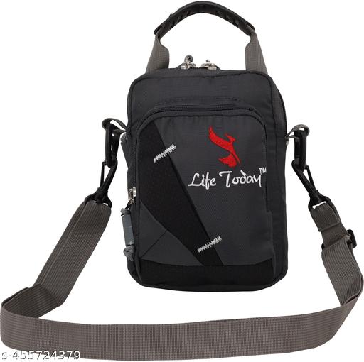 Stylish Nylon Sling Cross Body Travel Office Business Messenger Bag for Men Women