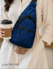 Premium Blue Crossbody Sling Bag for Men & Women