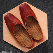Duosoft Bellies for Women | Soft Comfortable | Breathable | Fashionable | Stylish | Trendy | Super soft | Lightweight | Anti-Slip Sole | Indoor & Outdoor | (DW-0201)(Tan)