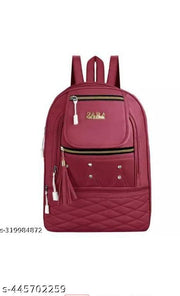New nice woman backpack  and all girls use zara -maroon
