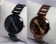Attractive Solid Metal Analog Watches combo for Women Analog Watches for Girls