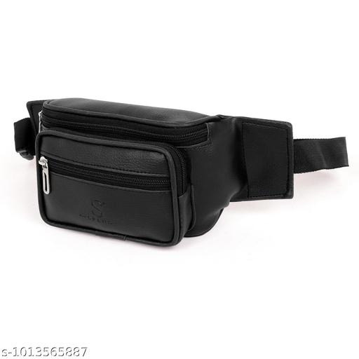 Sports Waterproof Large Capacity Kamar Bag Fanny Pack Waist Bag (Black)