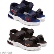 Bersache Comfortable Trendy Outdoor Casual Sandals for Boys Pack of 2
