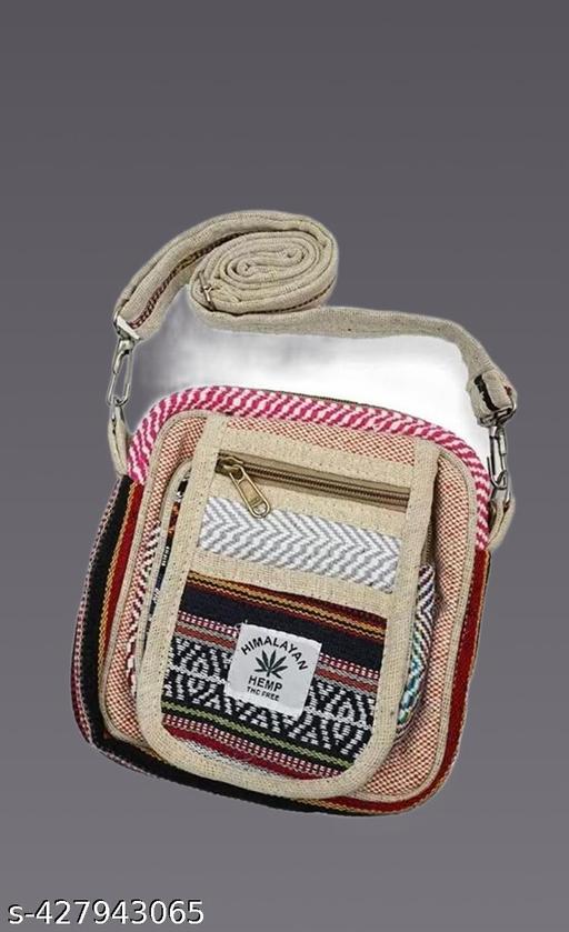 MYRIAD  Hemp  Square Backpack  Multicolored Eco Friendly Hemp  Square Gift Bag  Multicolored Eco Friendly Pack of 1 Multicolor ( 8*8)