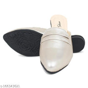 D strap Fancy Mules Bellies & Ballerinas, Flat sandals, New Model sandals for Girls, Open Back Sandals and Jutis
