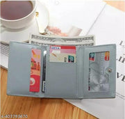 Small cute Girls & Women Wallet Tri-fold Wallet  ( Dezine As Par Market Avaliable )