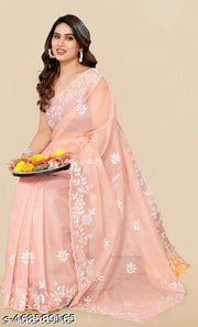 Superb Premium Quality Party Wear Twill Saree With Blouse