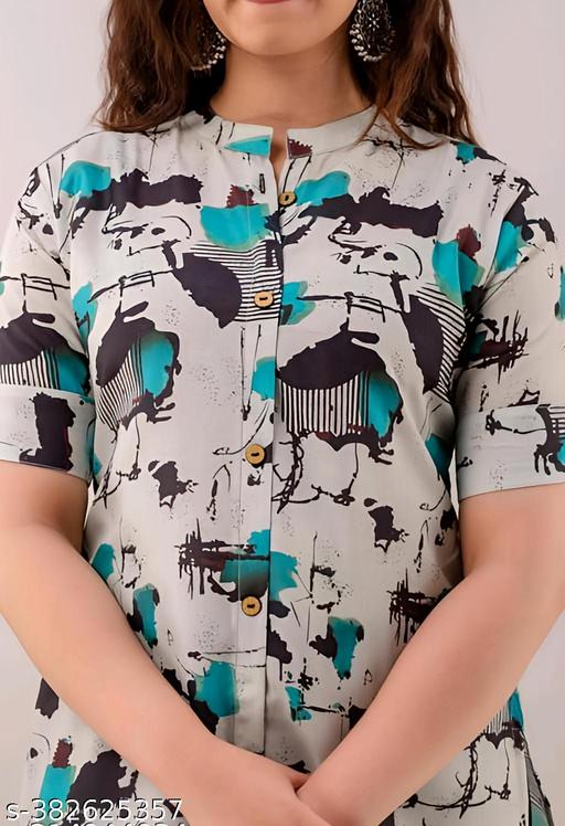 Magic print kurti for women