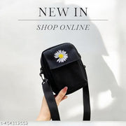 MessengerBag-Black Sling Bag  (Black, 1.5 L)