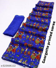 Georgette Printed Saree