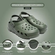Bersache Extra Soft Classic Casual with  Regular wear with Ultra Soft & Flexibility Technology Clogs for Men's & Boy's-  (6093-Green)