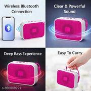 DPM Wireless Speaker with Mic, Loud Sound Output, RGB Lights, FM Radio Support