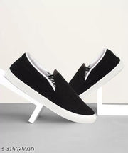 JOOTIYAPA TRENDING COMFORTABLE LOAFERS FOR MEN (BLACK)