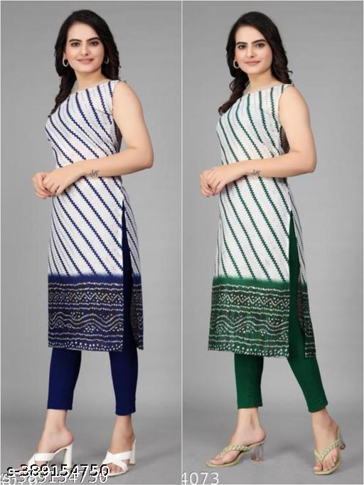Polyster/Crepe fabric-KURTI COMBO