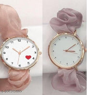Scrunchies analog watch Analog Watch - For Women Scrunchies Korean Style Watch
