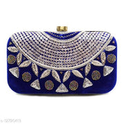Zari Embroidery Women's Clutch for Wedding and parties