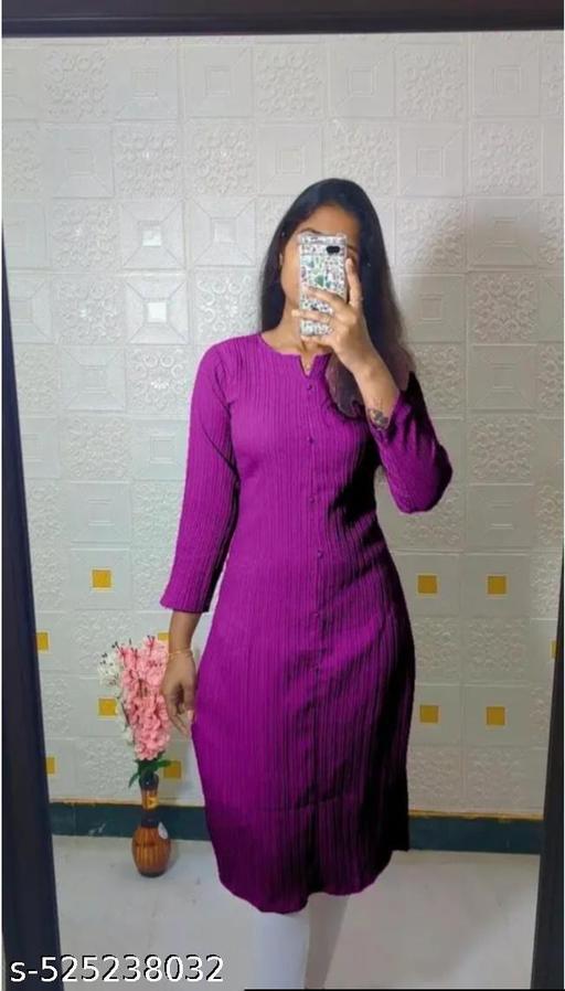 Trendy Fancy Sensational Kurti for Girls & Women - Stylish & Comfortable Ethnic -Every day Ethnic Wear-Comfortable And Style