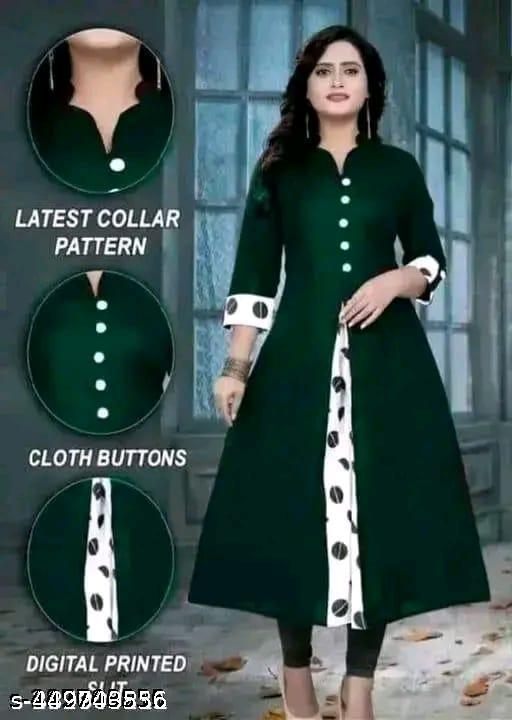 Selfi Cotton Branded Kurti