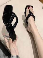 Women Black Heels Sandal