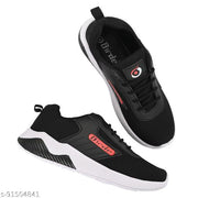 BRD-679 Black Mesh Sports Shoes For Men Combo Pack of 2