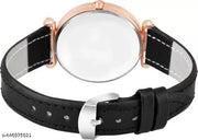 women watch black Best High Quality Attractive Unique new 3D heart Designer Leather Belt Analog watches for girl